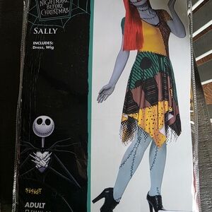 Spirit Sally Costume with Red Wig
